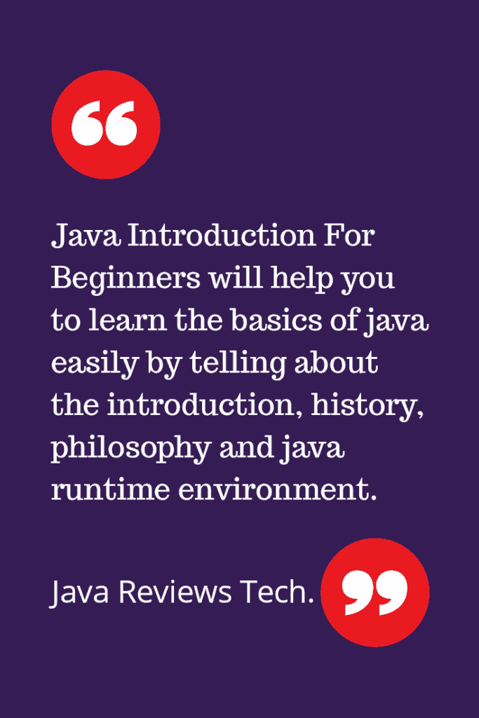 learn java for beginners